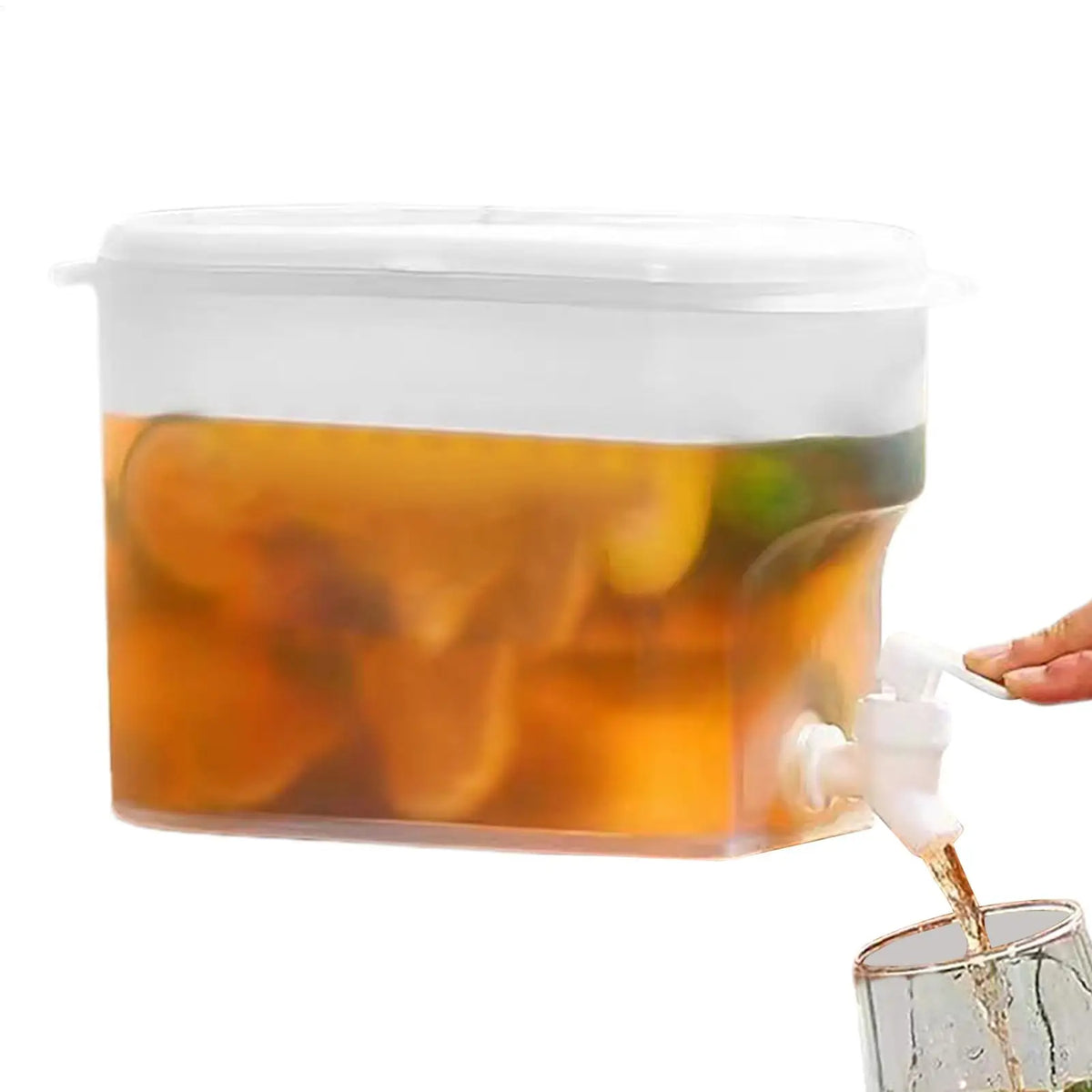 2.8L Fridge Drink Dispenser Jug with Faucet | Food-Grade PP