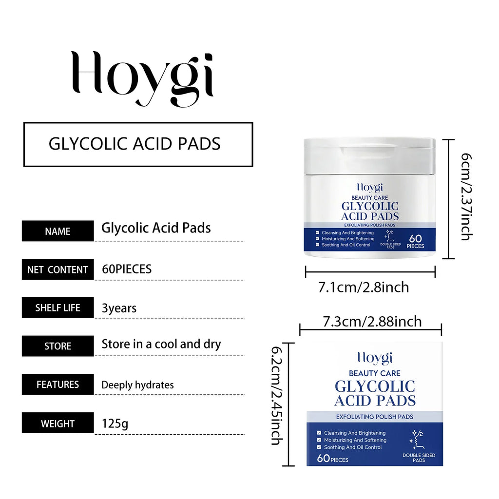Hoygi Facial Cleansing Pads – Hydrating 60 Pcs Daily Cleanser