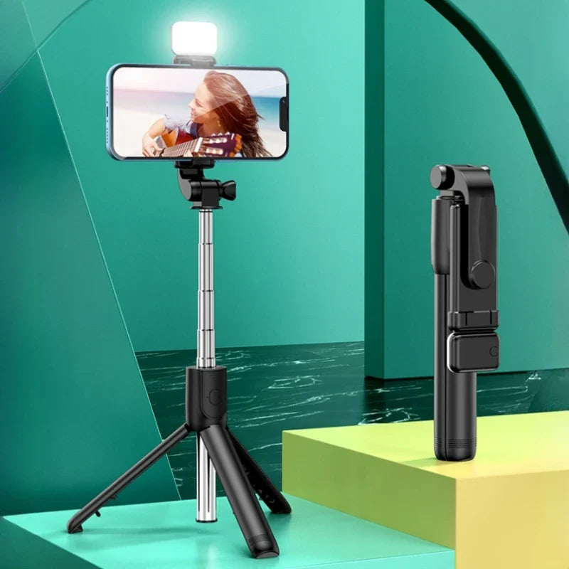 Expandable Selfie Stick Tripod with Bluetooth Remote – iPhone