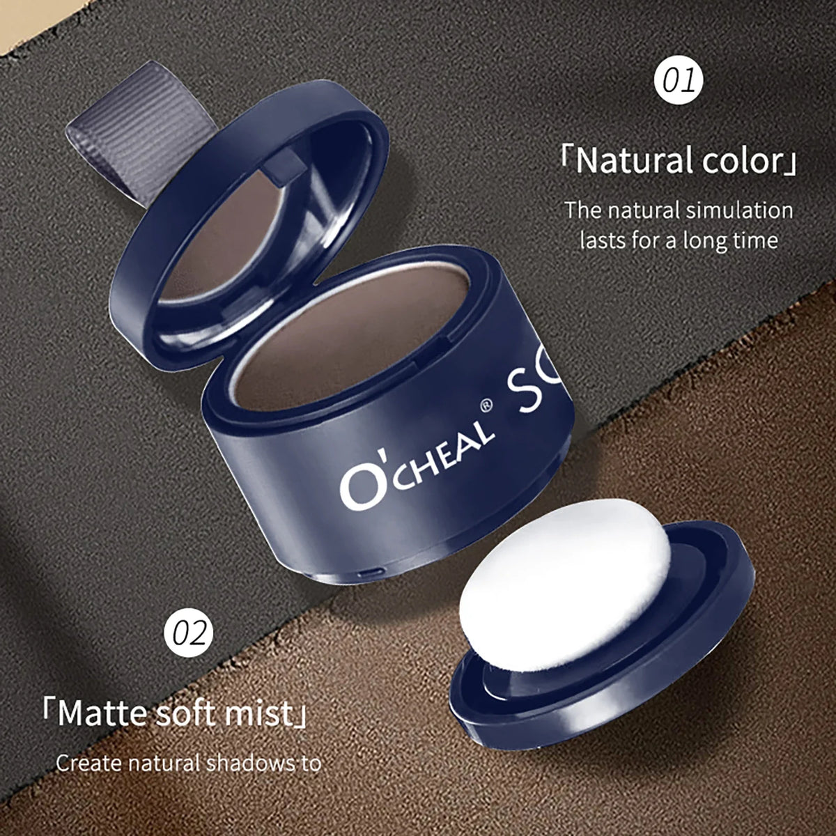 O'CHEAL Hairline Shadow Powder – Waterproof Hair Concealer
