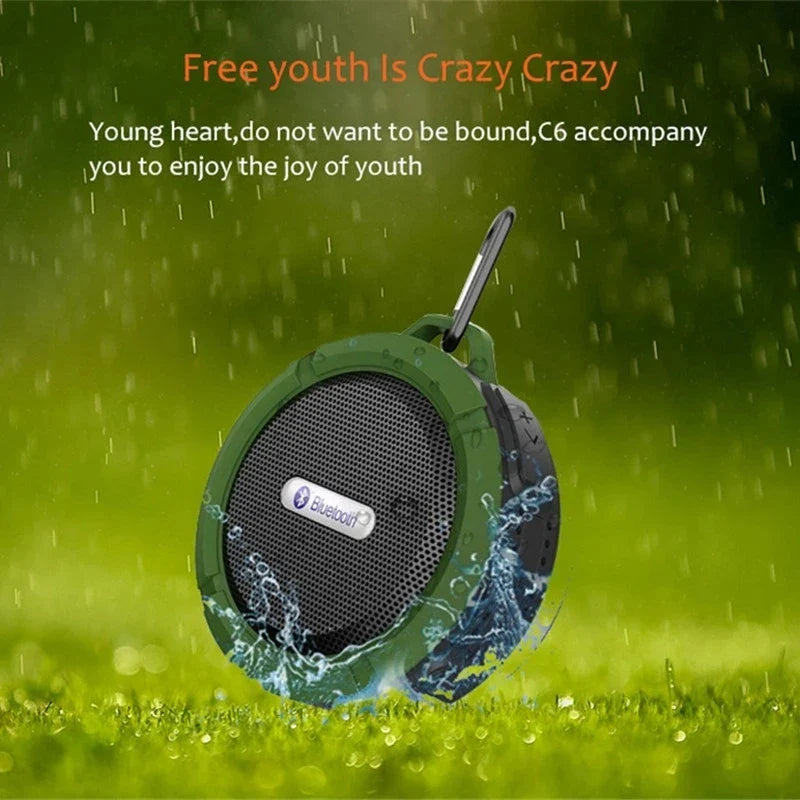 AyeBeau C6 Waterproof Portable Bluetooth Speaker Subwoofer