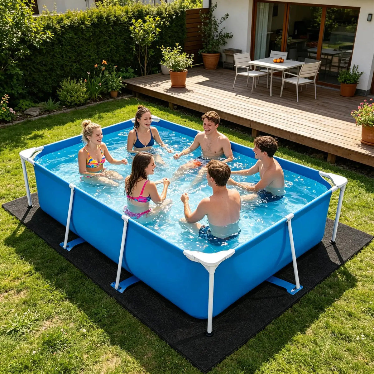 Heavy Duty Pool Liner Pad – Thickened Ground Cushion Mat
