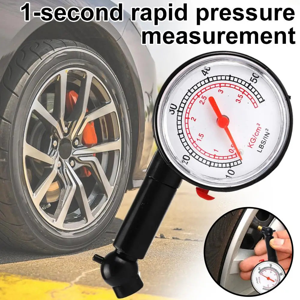Auto Car Tire Pressure Gauge High-precision Monitor Stainless Steel