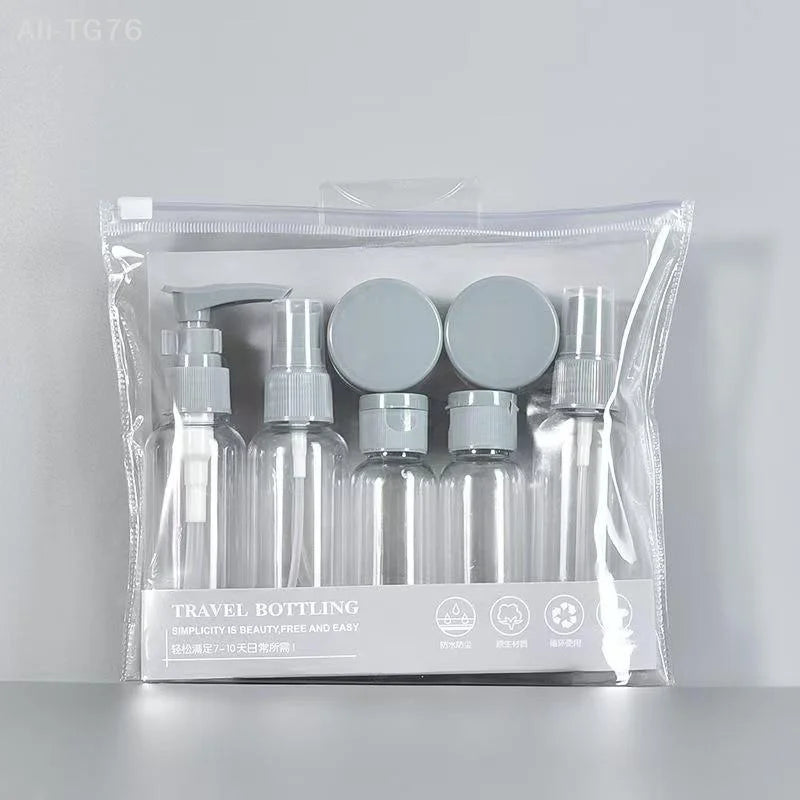 Travel Refillable Bottle Set | 8-Piece Portable Toiletry Kit
