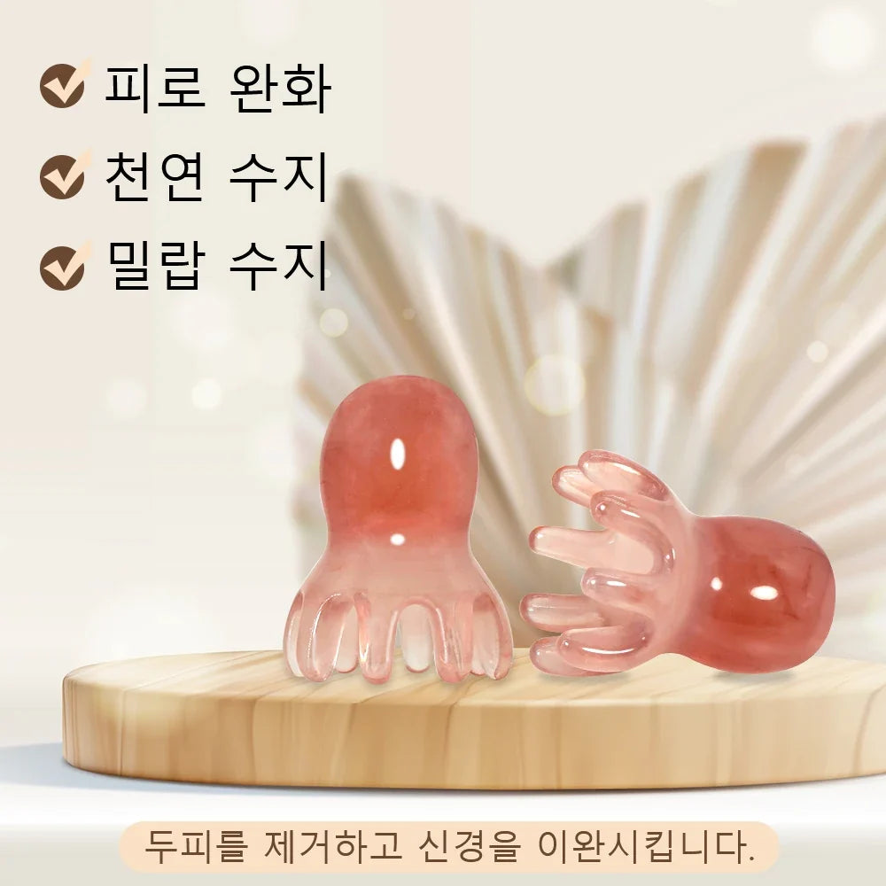 Octopus Scalp Massage Comb – Korean Hair Care Tool