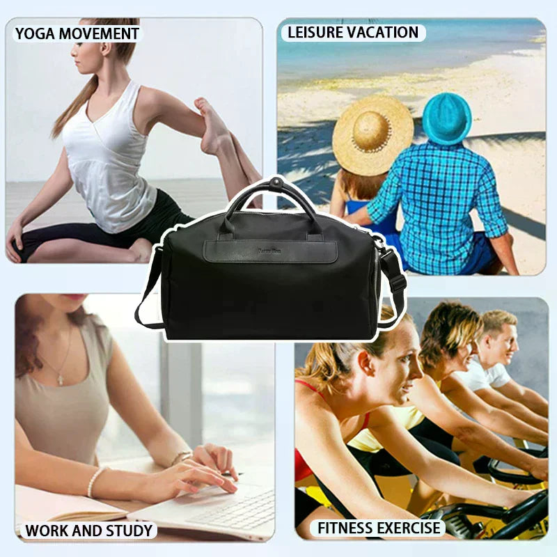 Women's Waterproof Gym Yoga Bag – Large Capacity Duffel