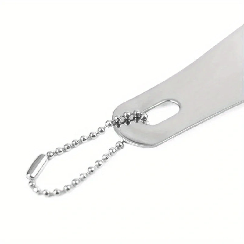 Stainless Steel Shoehorn – Portable Metal Shoe Horn for Travel