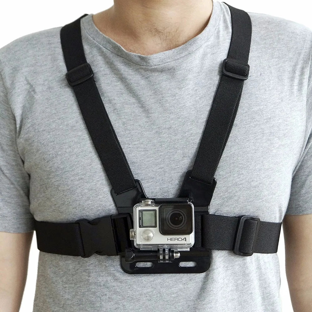 Chest Strap Mount for GoPro, DJI & iPhone – 360° POV
