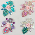 3D Face Rhinestone Stickers – Crystal Body Art Jewels 8 Styles