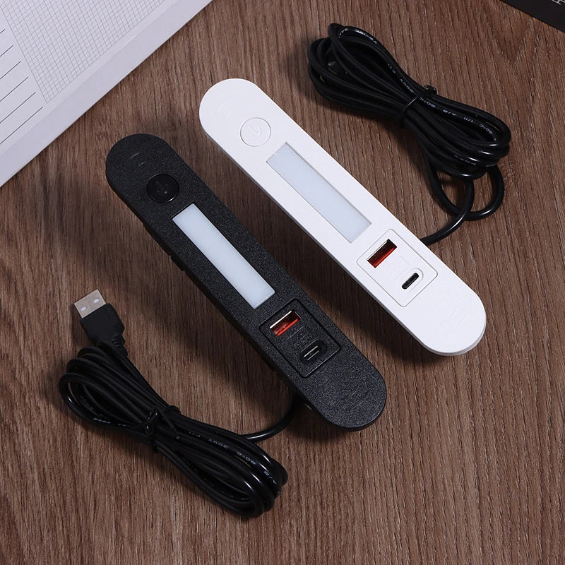 USB Type-c Charging Socket Led Light Multi-function Embedded Night