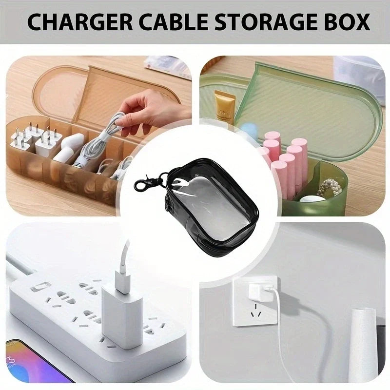 Clear Figure Display Bag with Keychain | Blind Box Mini Case