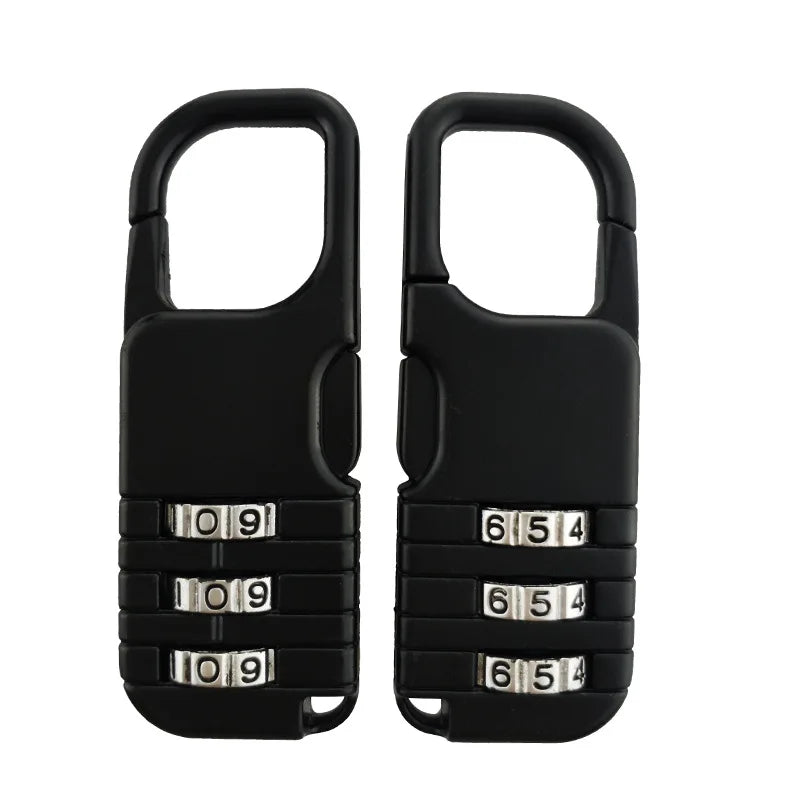 Portable Alloy Mini Lock Padlock Outdoor Travel Luggage Zipper