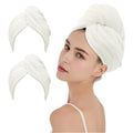 Microfiber Hair Towel Wrap – Anti-Frizz Turban for Curly Hair