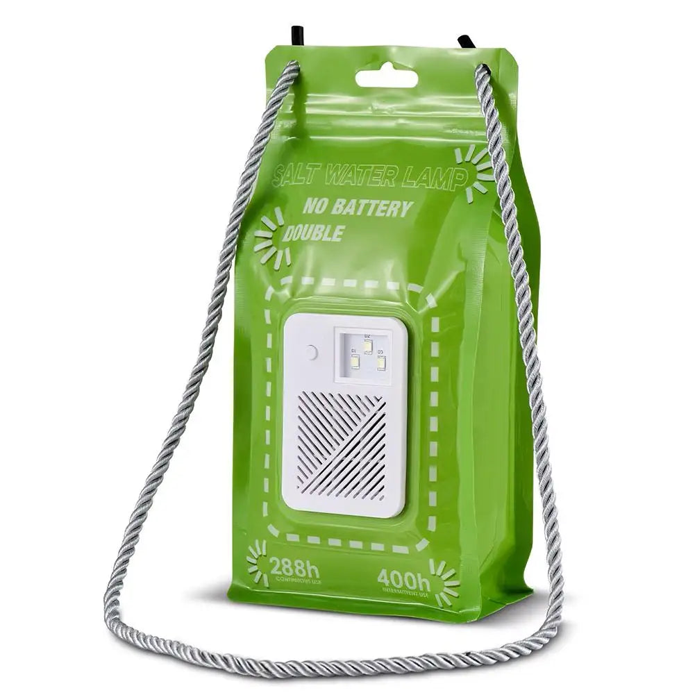 Portable Salt Water Powered LED Lantern Eco-friendly Emergency