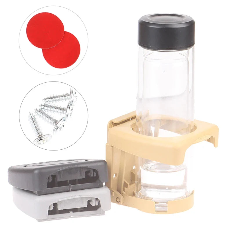 Universal Folding Car Cup Holder – Wall-Mount Drink Stand
