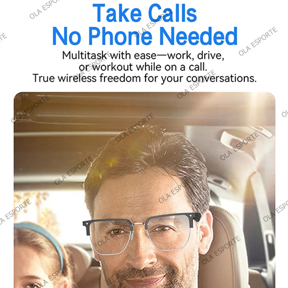 Smart Bluetooth Audio Sunglasses | Air Conduction Headset