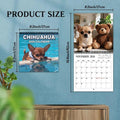 2026 Animal Wall Calendar Dog-themed January December Family Planner