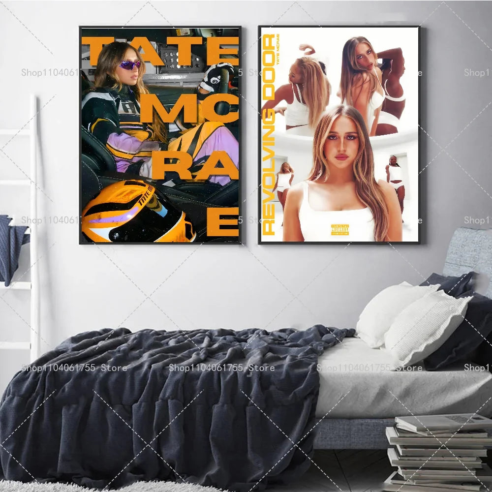 Tate McRae Poster – Waterproof Self-Adhesive Wall Art Print