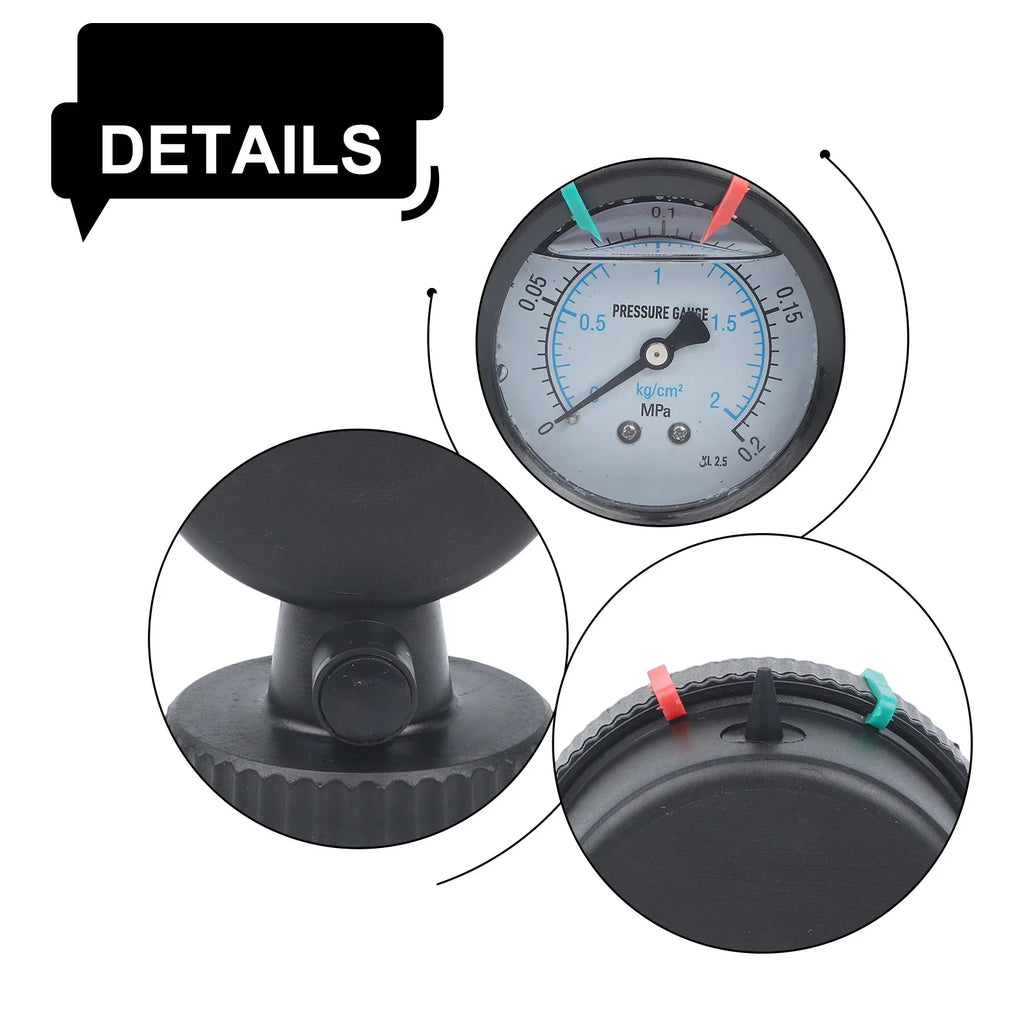 PP Diaphragm Pressure Gauge Compatible Circuit Board Printing Metal