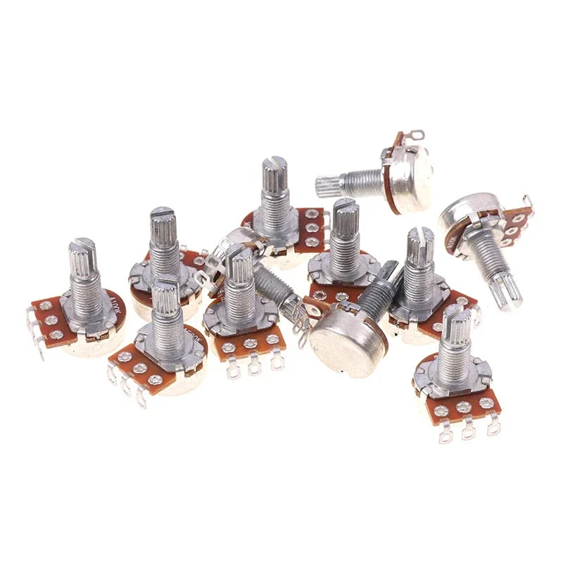 A500K B500K A250K B250K A50K B50K A25K B25K Potentiometer Splined