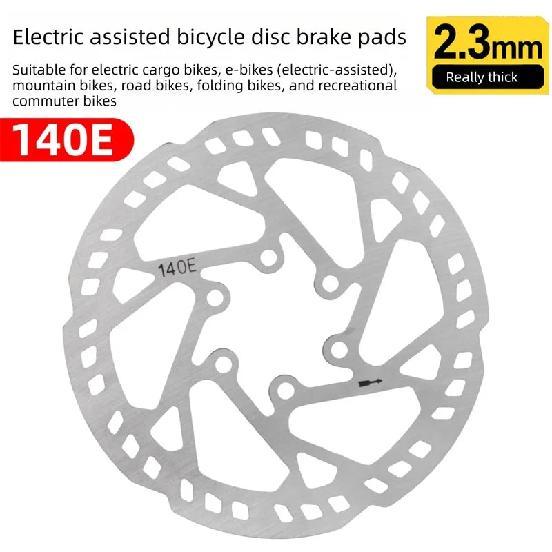 E-Bike Disc Brake Rotor 6-Bolt 2.3mm | 140–220mm Sizes | Axl