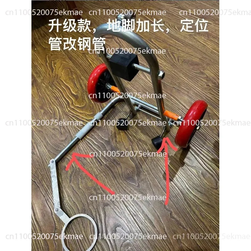 Folding Toilet Installation Trolley | Portable Positioning Tool