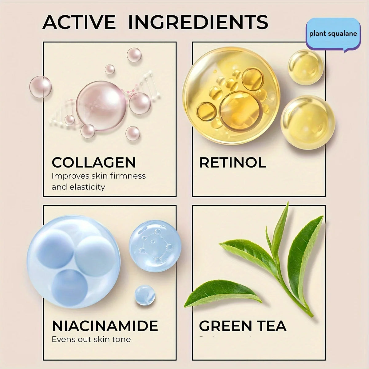 Collagen Face Cream | Retinol, Niacinamide & Hyaluronic Acid