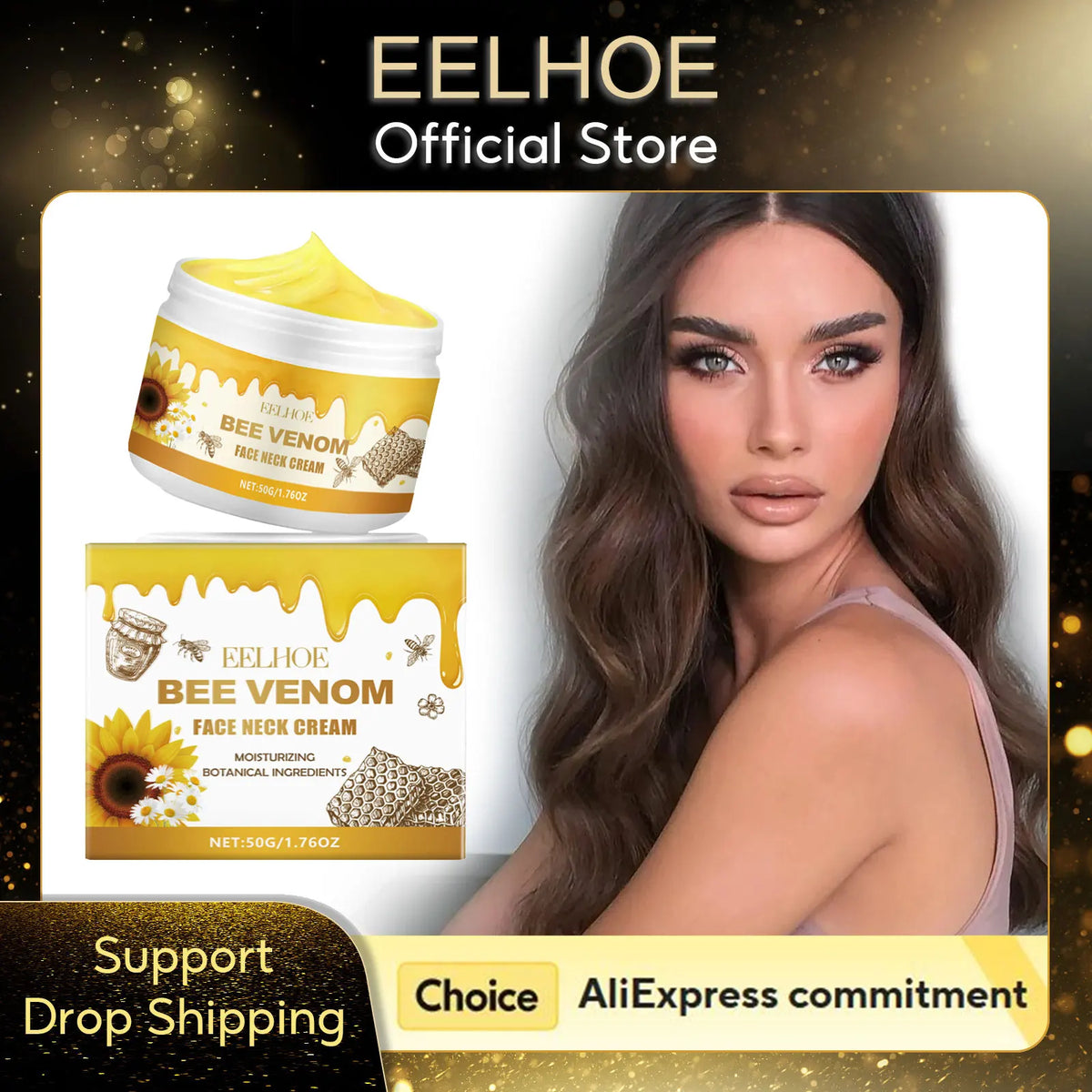 EELHOE Bee Venom Firming Neck & Face Cream 50g