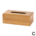 Bamboo Tissue Box Cover 23x12cm | Wooden Napkin Holder