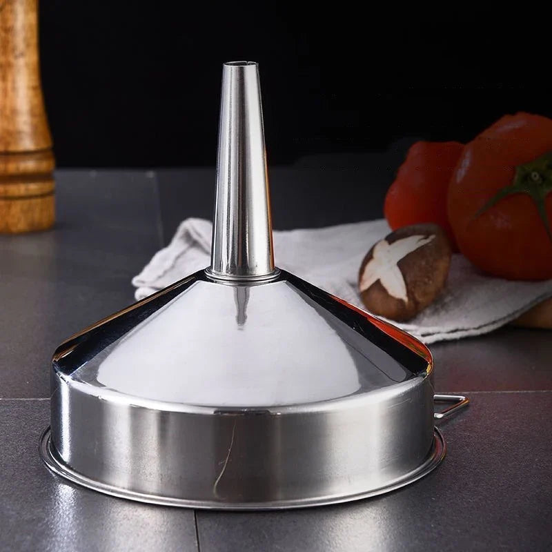Metal Funnel Canning Kitchen Tools Wide Mouth Funnels Bar Wine Beer