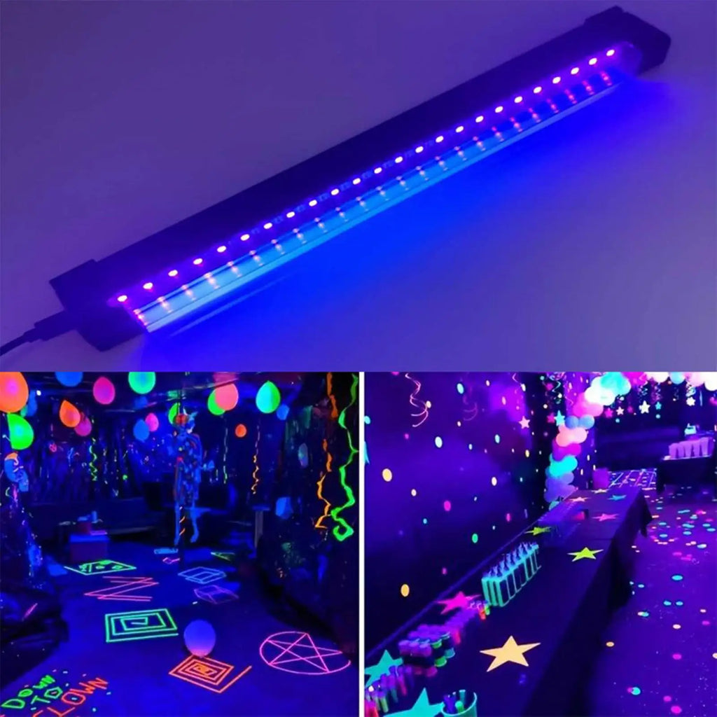 9W UV Black Light Bar – Magnetic Portable USB LED Strip