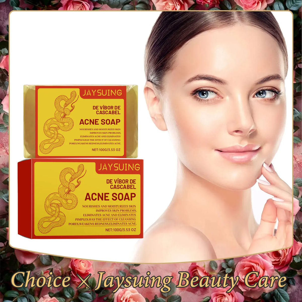 Jaysuing Acne Treatment Soap – Oil Control & Skin Lightening 100g
