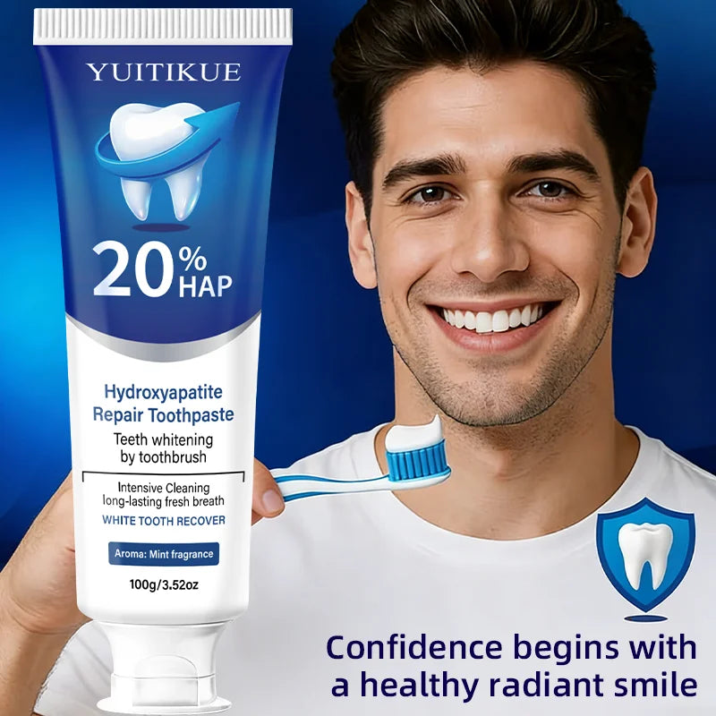 20% Hydroxyapatite Toothpaste – Whitening & Plaque Removal