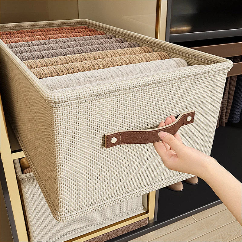 Clothes Organizer Trousers Jeans Storage Box Underwear Bra Socks