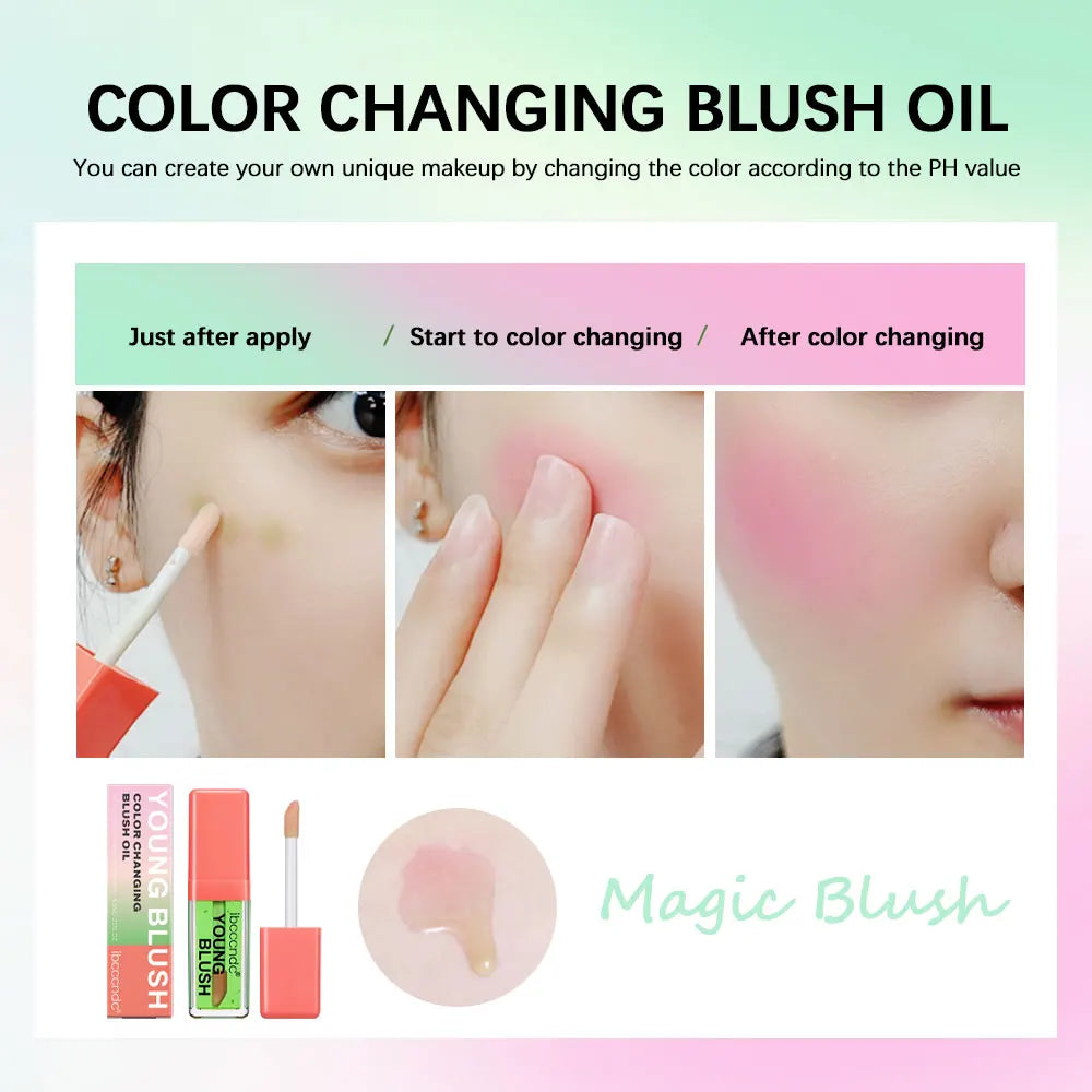 pH Color-Changing Liquid Blush Oil | Natural Flush | 6.5ml