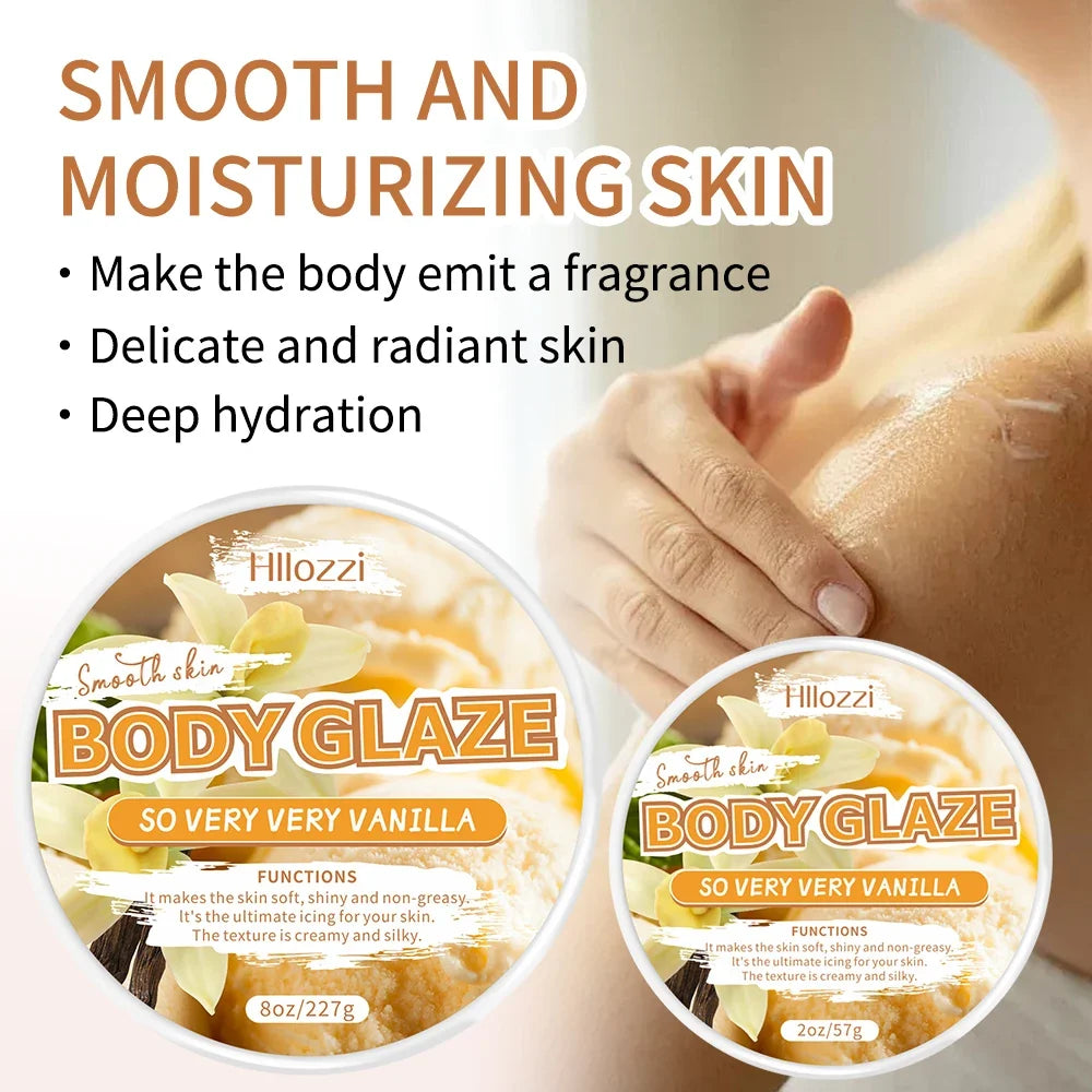 Vanilla Body Glaze – Moisturizing Face & Body Nourishing Cream