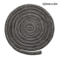 Black Gasket Cord X 2m Chimneys&fireplaces Sealed Soft Wood