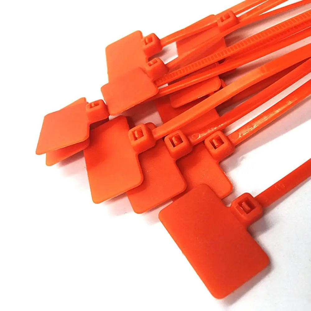Plastic Loop Ties Markers Cable Easy Mark Nylon Tag Labels