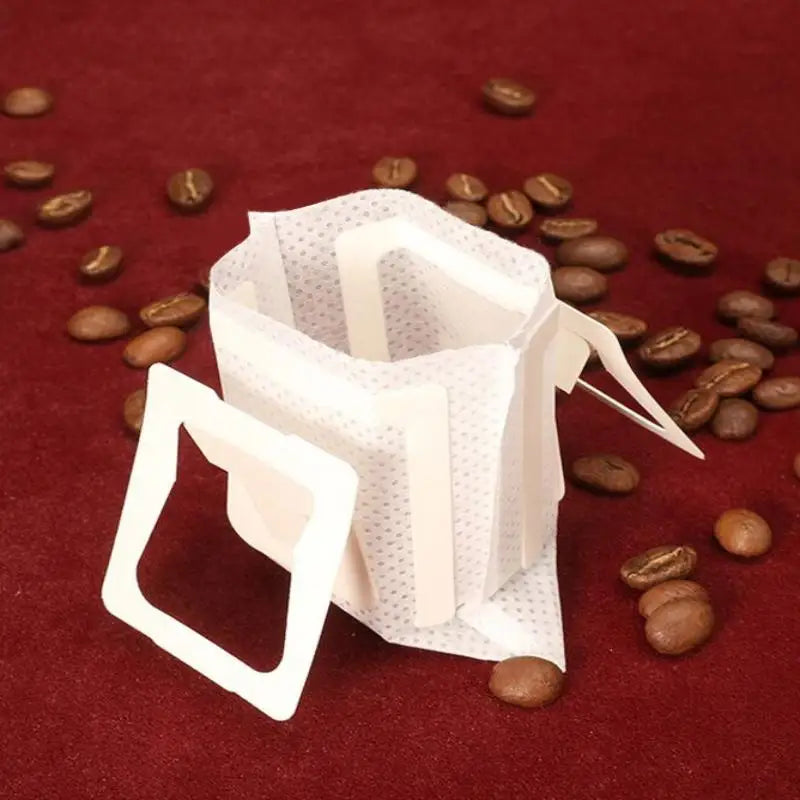 Disposable Hanging Ear Coffee Filters | Food Grade Biodegradable 25/50 Pk