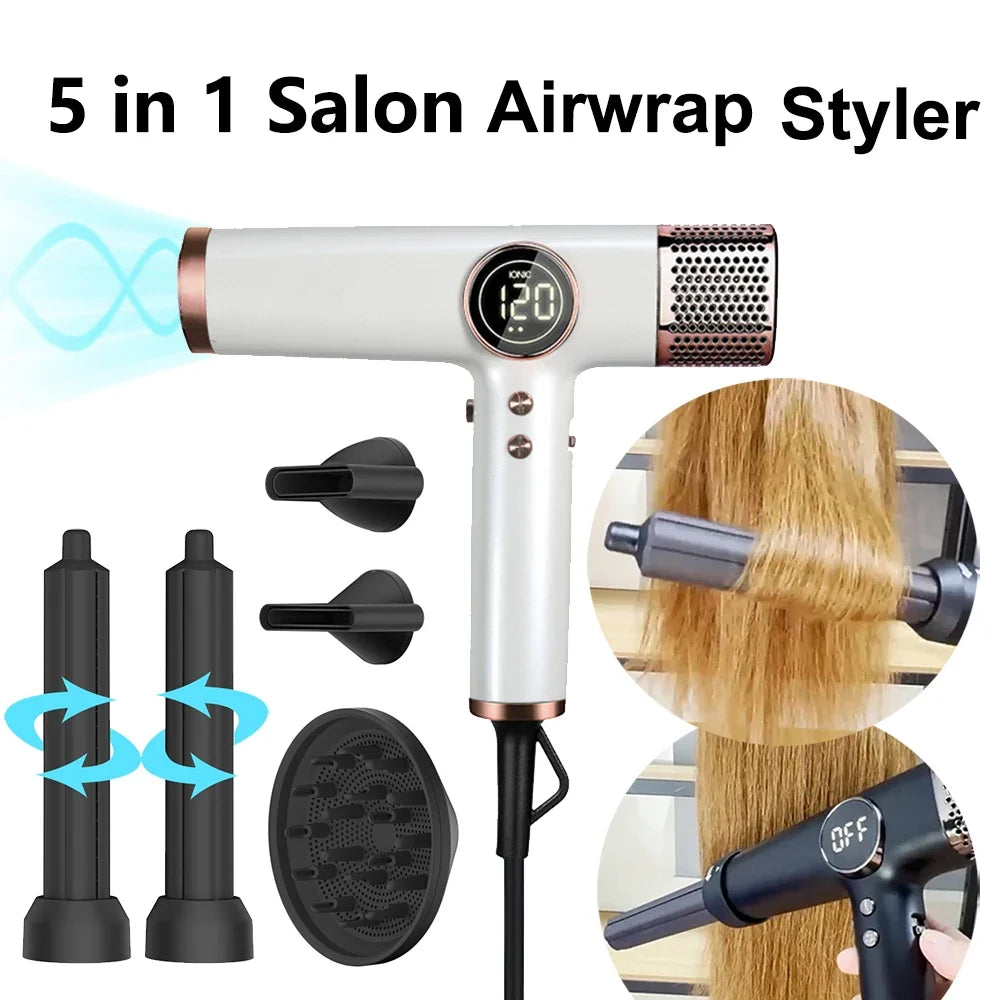 YOOSilk 5-in-1 Pro Hair Dryer 110,000 RPM Negative Ion Styler