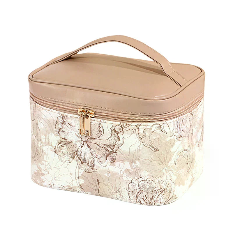 Floral Transparent Makeup Bag 3-Pack | Women's Travel Toiletry Set