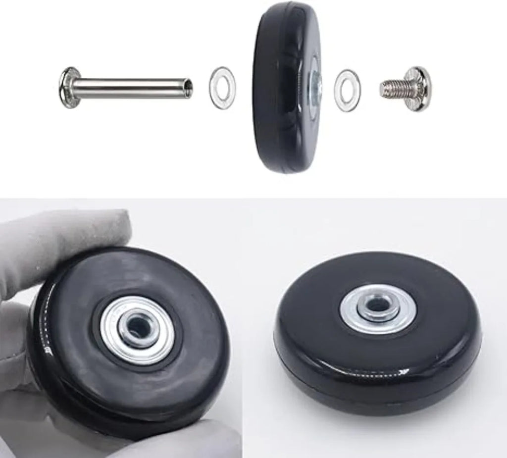 Universal Replacement Luggage Wheels – Silent Suitcase Casters