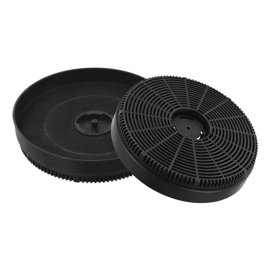 2-Pack Activated Carbon Range Hood Filter 160×30mm Round