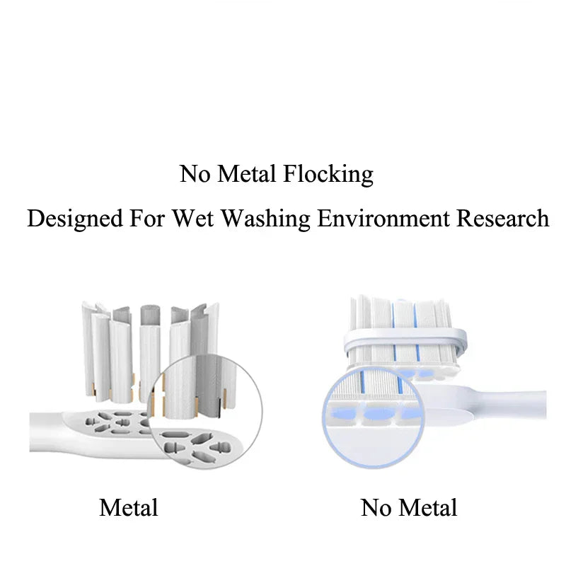 10-Pack Brush Heads for Xiaomi Mijia T302 Sonic Toothbrush