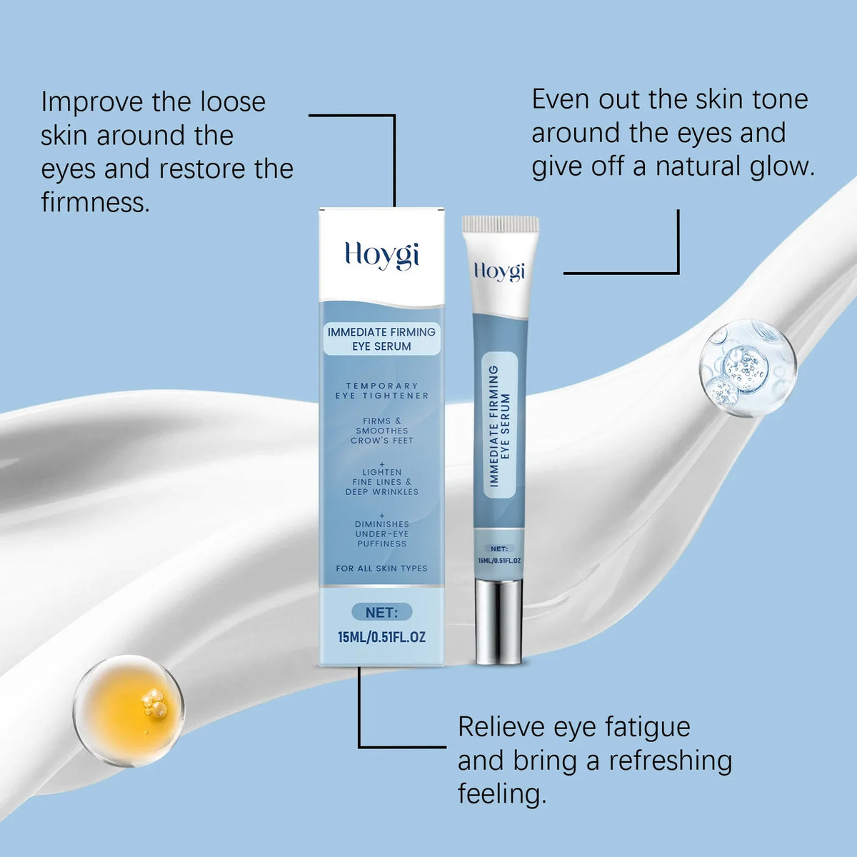Hoygi Firming Eye Cream – Bags, Dark Circles & Wrinkles
