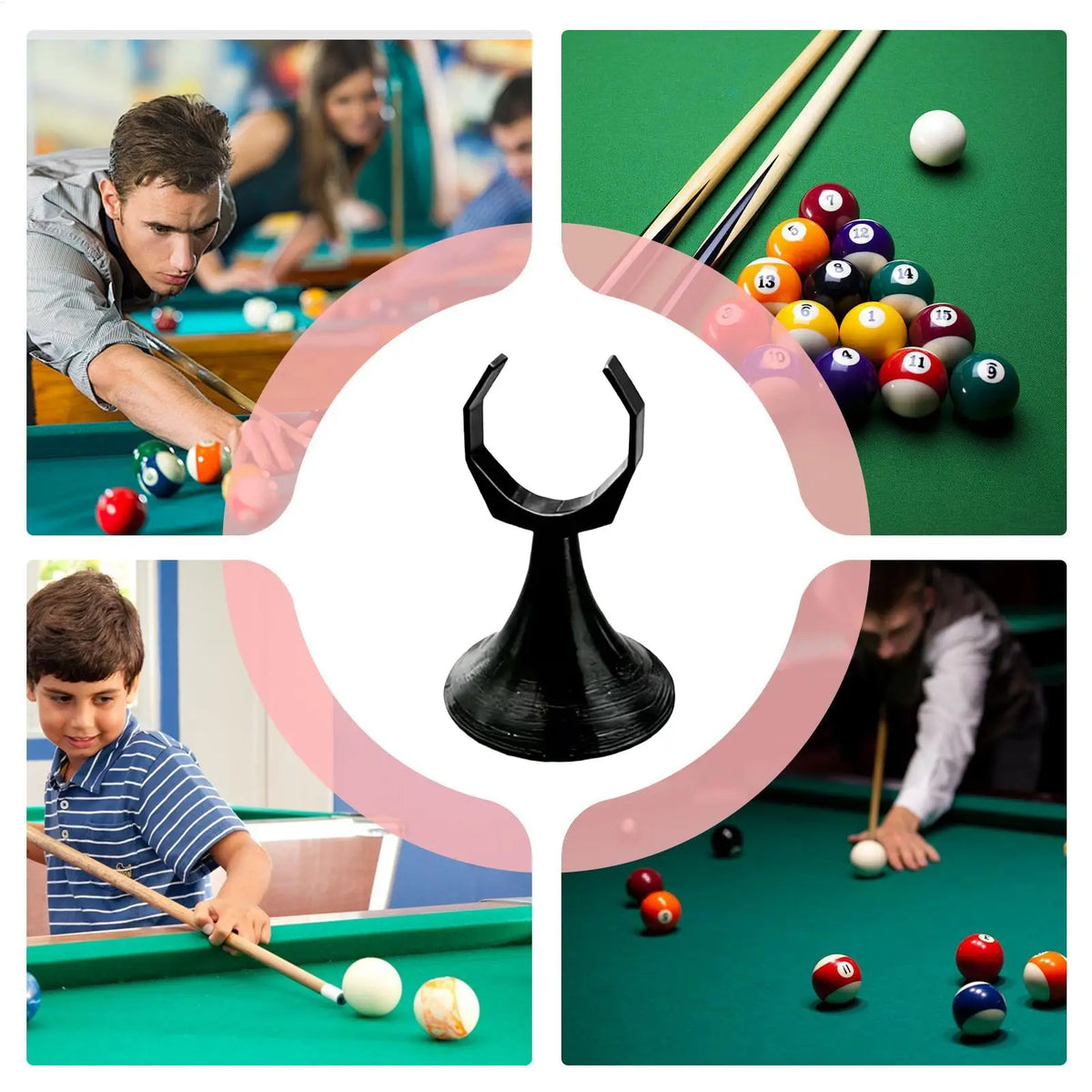 Ergonomic Billiard Cue Hand Rest Bridge Stabilizer | Universal Fit