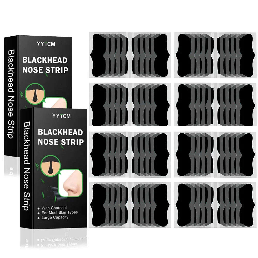 Bamboo Charcoal Blackhead Remover Nose Pore Strips | Up to 80pk
