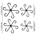 4-Piece Plant Stem Support Set for Climbing Indoor Plants