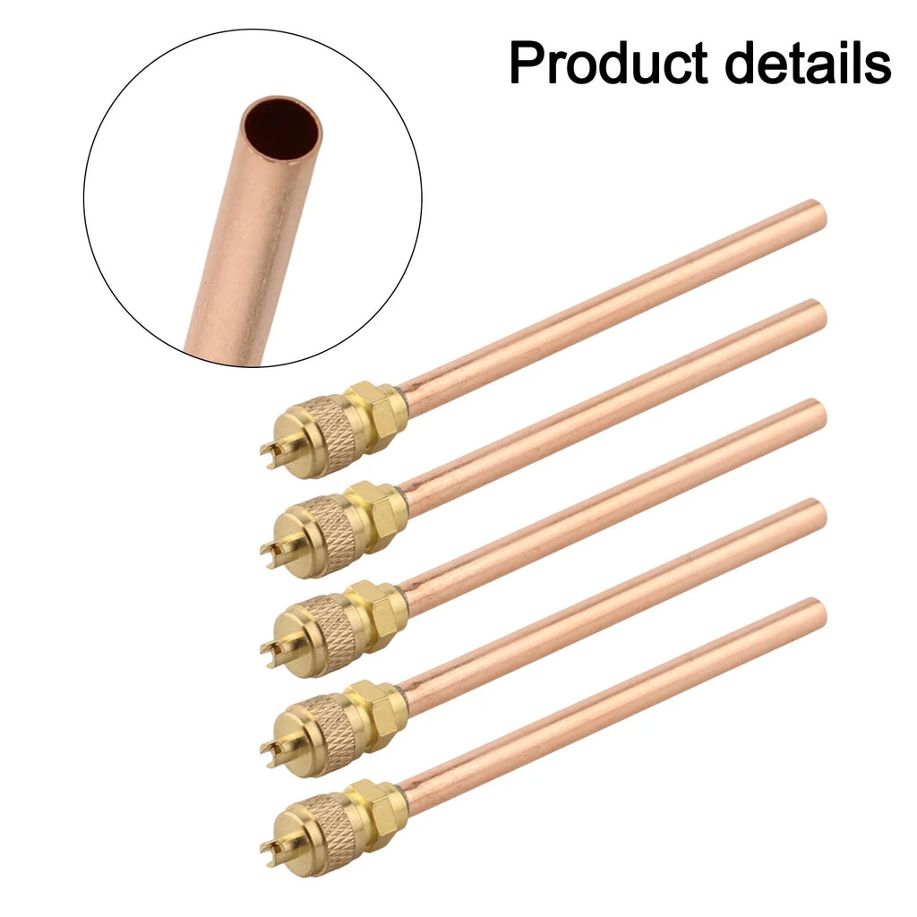 10-Pack Brass Refrigeration Access Valves – HVAC Maintenance