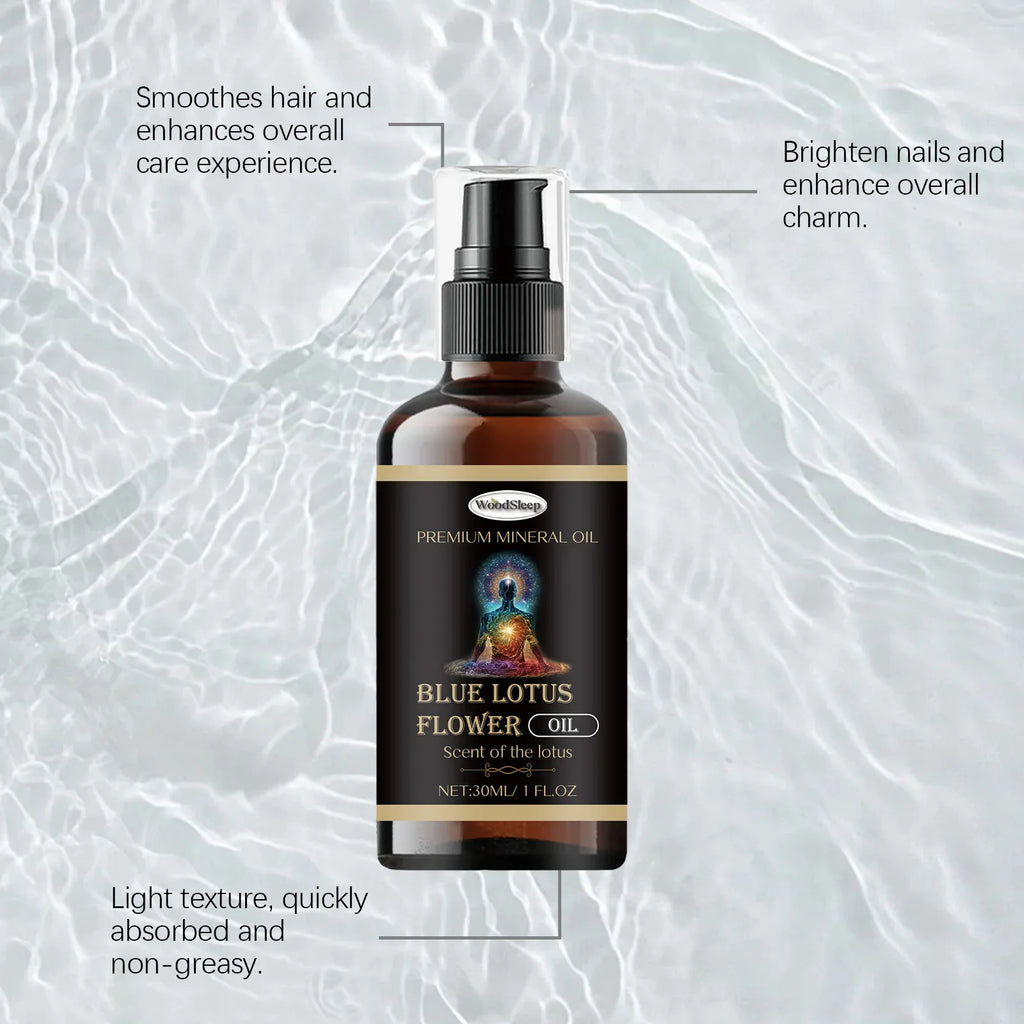 WOODSLEEP Blue Lotus Nourishing Oil – Hair, Skin & Nails 30ml
